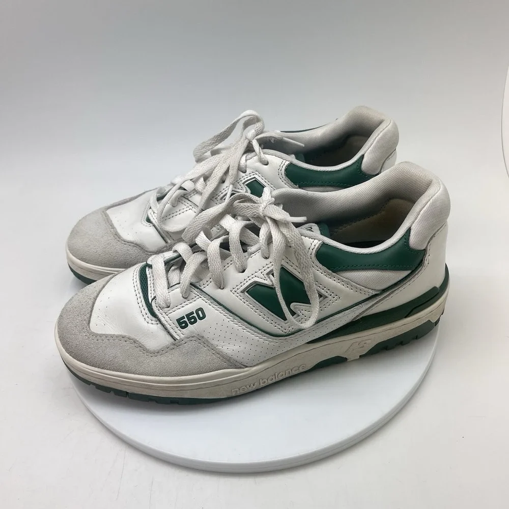 New Balance Sneakers Mens 8 D 550 BB550WT1 Green Athletic Casual Shoes